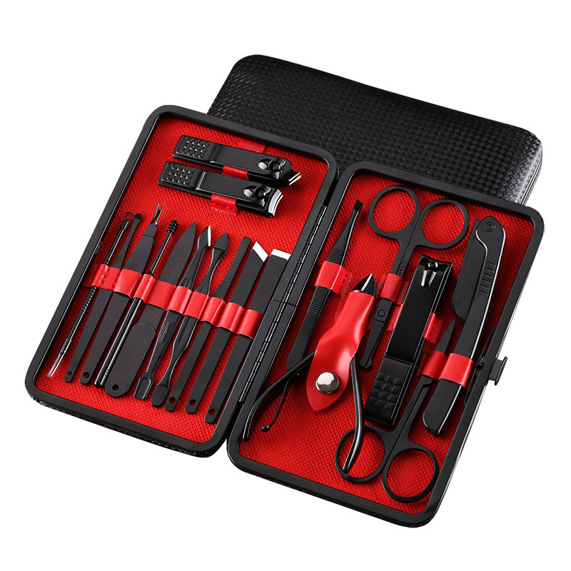 7 Pcs &15 pcs &18pcs Private Label Ladies Manicure Nail Pedicure Tool Set Kit Manufacturer,manicure pedicure set