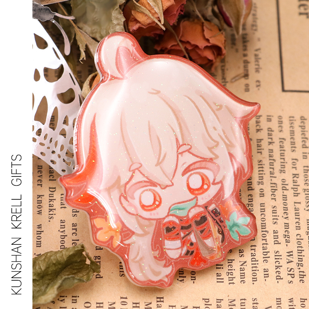 kunshan krell Wholesale  anime game charm acrylic custom mobile phone grip custom LOGO promotional mobile phone holder