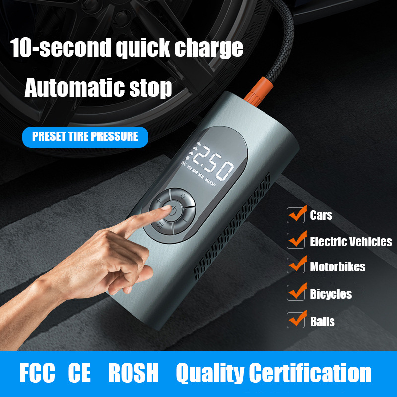 Wireless 12v Tire Inflator Digital Automatic Tire Inflators Portable Mini Cordless Air Pump Car Compressor small tire inflator