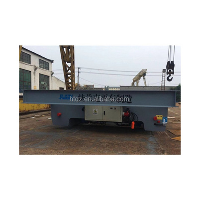 Electric flat cart paper making industry motorized rail electric vehicle transfer cart