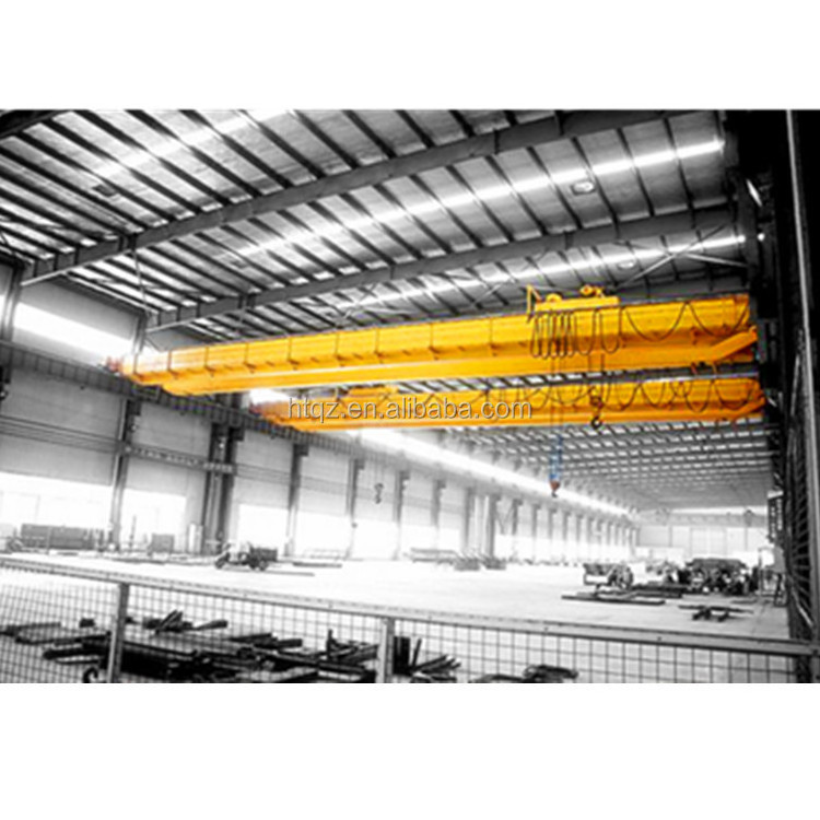 single or double beam 15ton qc type electromagnetic hook bridge crane free standing overhead crane for sale