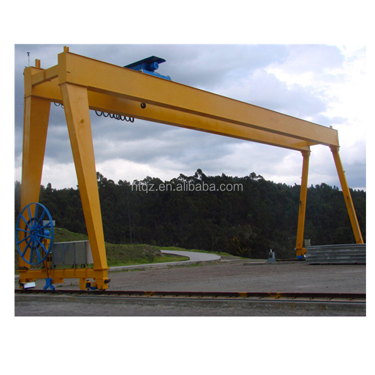 10 ton electric hoist single girder factory price rubber tyre container gantry crane