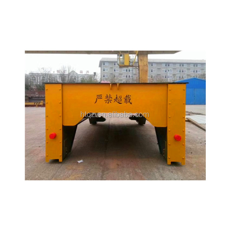 Electric flat cart paper making industry motorized rail electric vehicle transfer cart