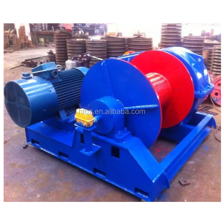 2000kg electric winch wireless remote control 3 ton 50t small drum winch