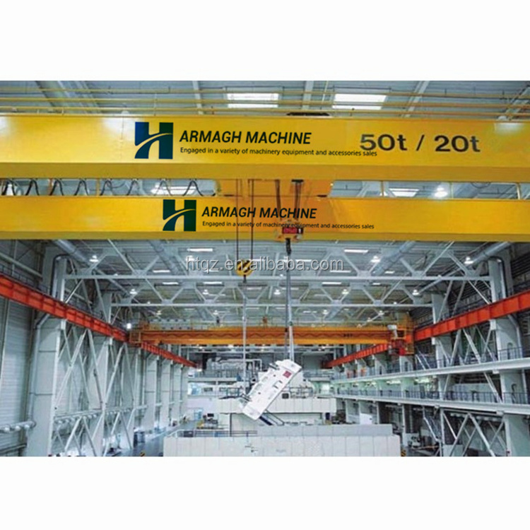 qb type explosion proof heavy industry 30t double girder overhead crane