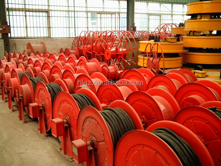 Auto rewind cable reel drum, spring crane cable reel for crane