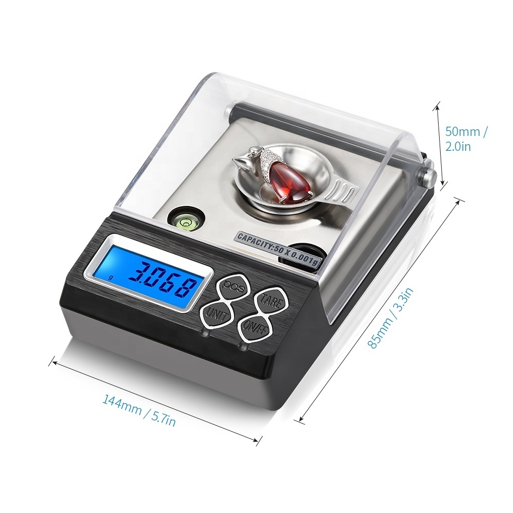 Accuracy 20g 30g 50g 0.001g Pocket Digital Gold Diamond Jewelry Balance Weight Electronic Gram Precise Scale