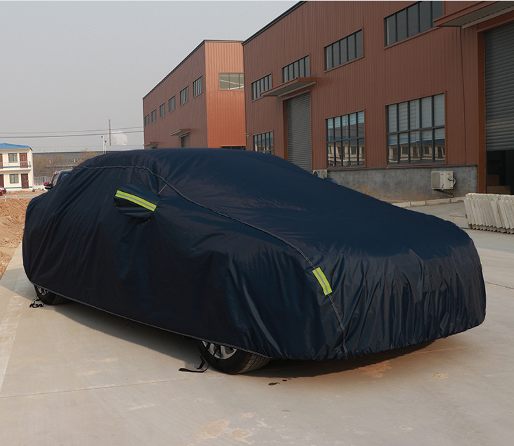 Universal Anti-UV Waterproof Snow-Proof Dust-Proof Oxford Fabric 3 Layer Full Car Cover