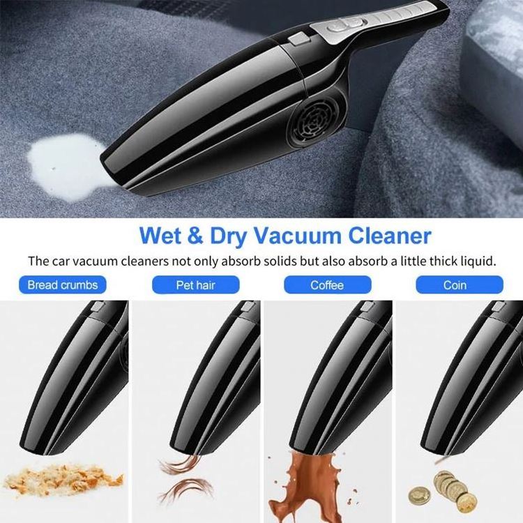 New Model portable Handheld hoover Suction Wet & Dry Use Quick Cleaning Vaccum 120w 12v Cleaning Car Vacuum Cleaner