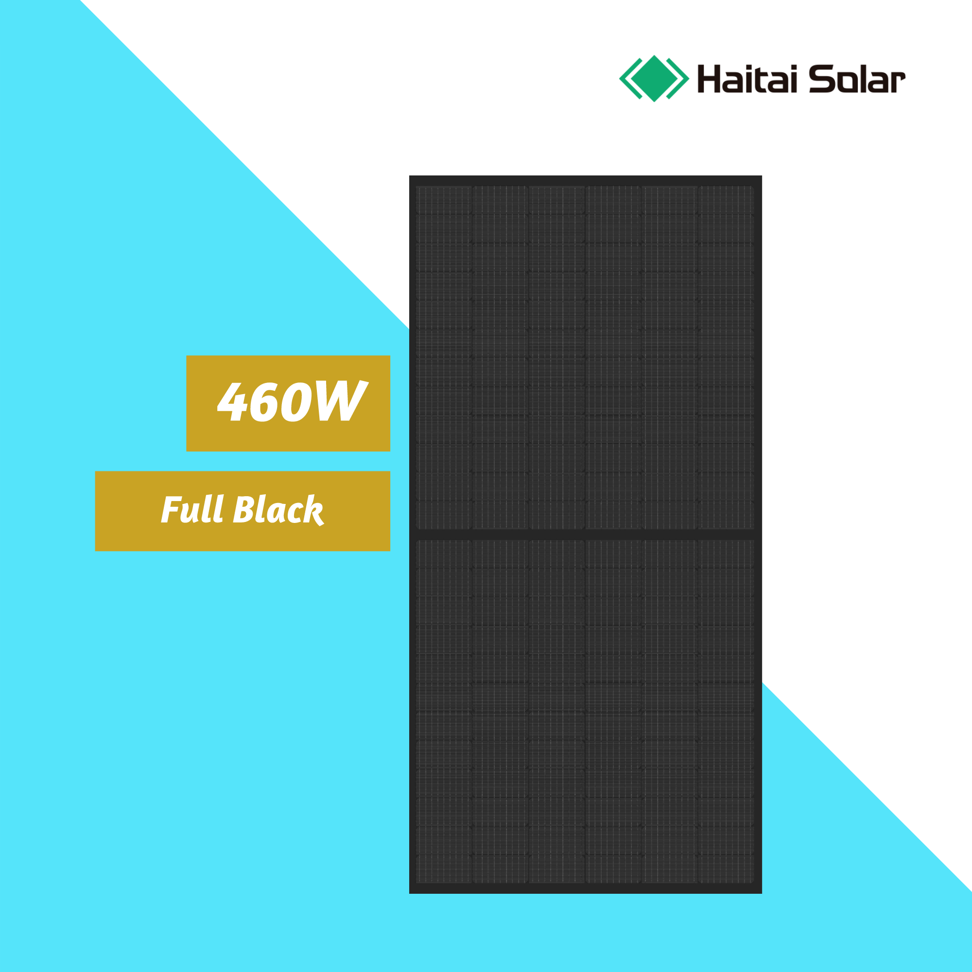 Hot Sale Solar Panels Haitai Mono Crystalline 450 Watt 455w 460w 166mm Solar Cells Power Panels For Home