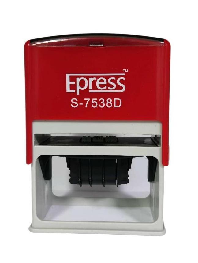 38X75mm Automatic Office Self-inking Date Stamps Self Inking Stamp with Impression Area