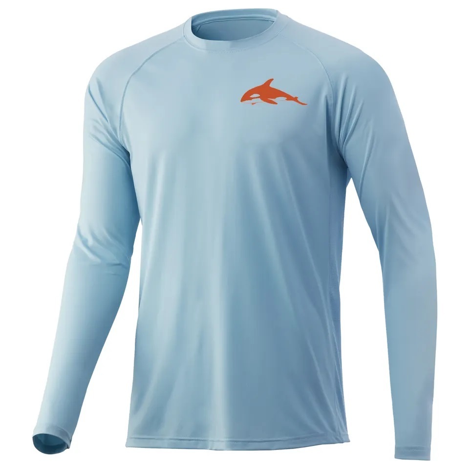 Wholesale Fishing Shirt Long Sleeve Protection Sublimation Polyester Blank Performance Fishing Shirt For Men