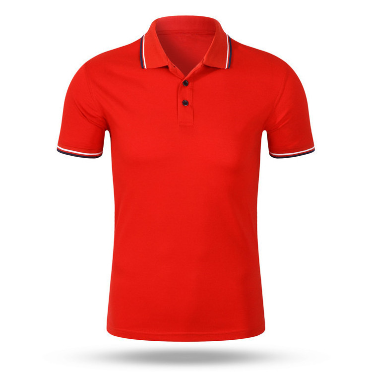 Polo T- shirts with Collar Design for Men and Boys Casual Wear Breathable Custom T-shirt