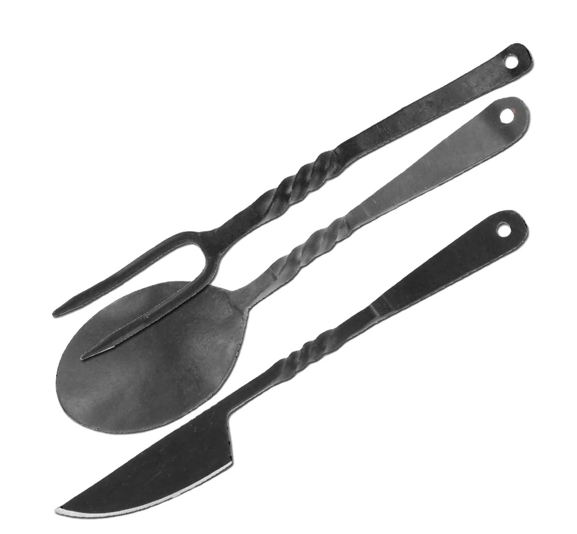 Factory Steel Black Gold Cutlery Hotel Spoon Fork Knife Gold Cutlery Wedding Flatware High Quality 304 Stainless Steel