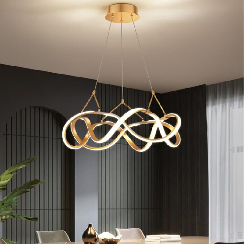 Lustres LED Ceiling Chandelier light lamp For Living Room Bedroom modern LED Large Chandelier Lighting Fixtures AC85-260V Gold