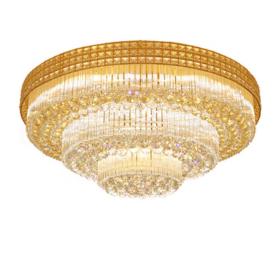 Modern Crystal LED Hallway Ceiling Light Stair Lighting Pendant Flush Lamp Stainless Steel Chandelier