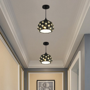 Modern corridor chandelier creative balcony foyer foyer entry light restaurant small chandelier