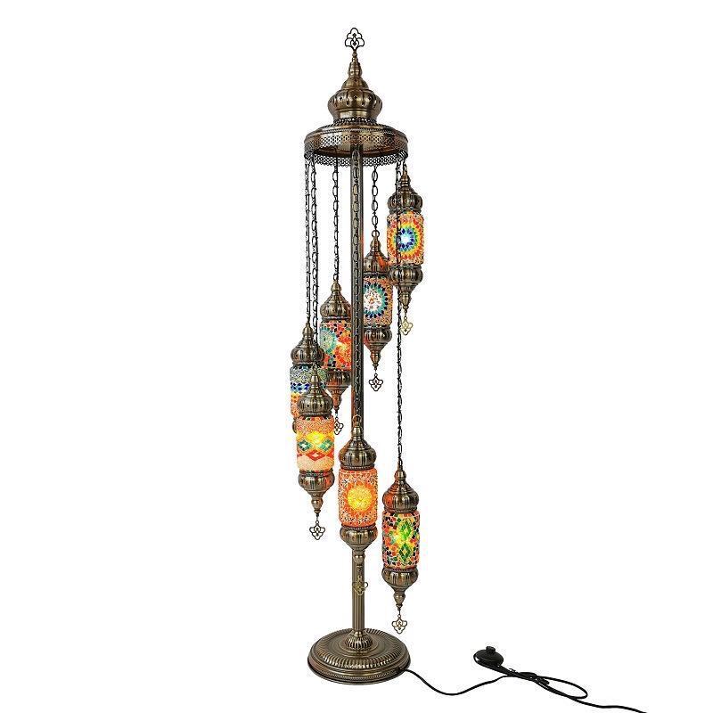 TaiTokin exotic ethnic handmade Turkish retro romantic bedroom living room luxury Tiffany modern floor lamp