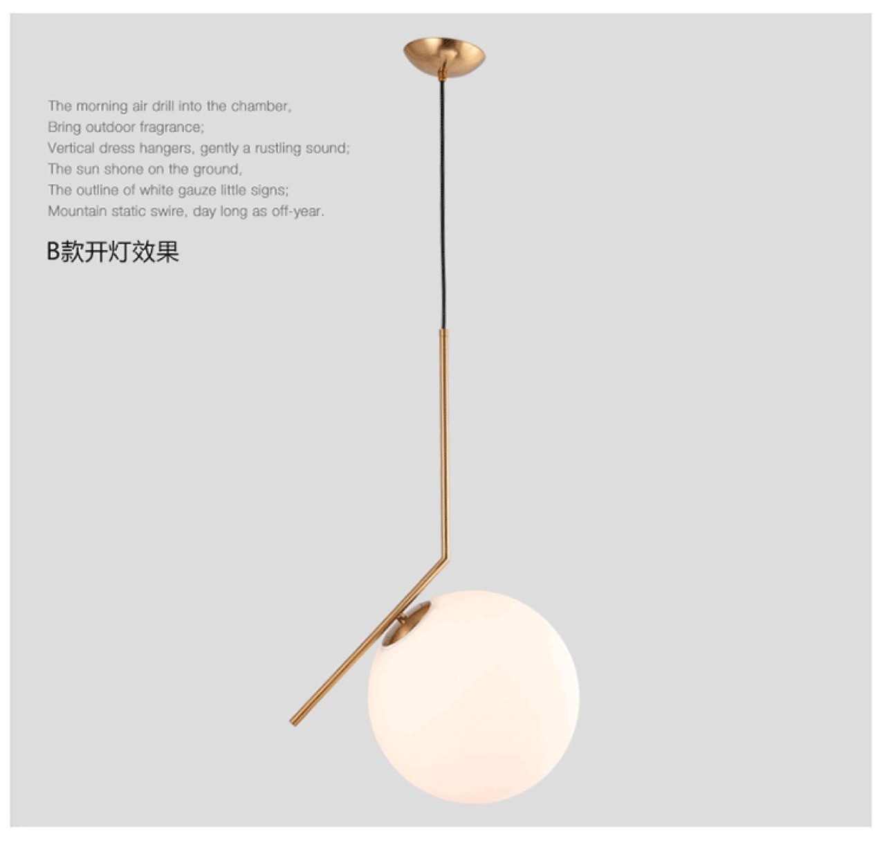 Nordic style bedroom bedside chandelier personality creative modern lamp office lights glass pendant for chandelier