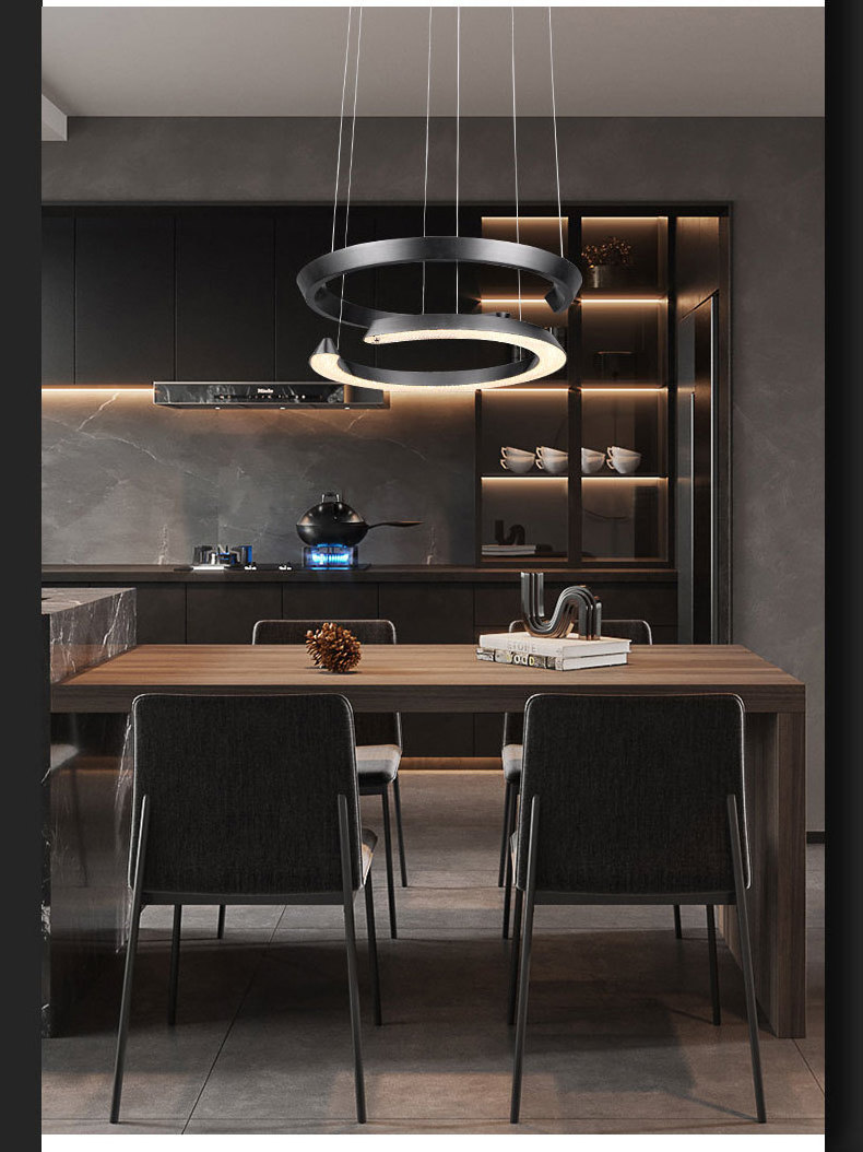 Modern touchable movable up and down creative pendant lamp hanging lighting fixture for living room home decoration