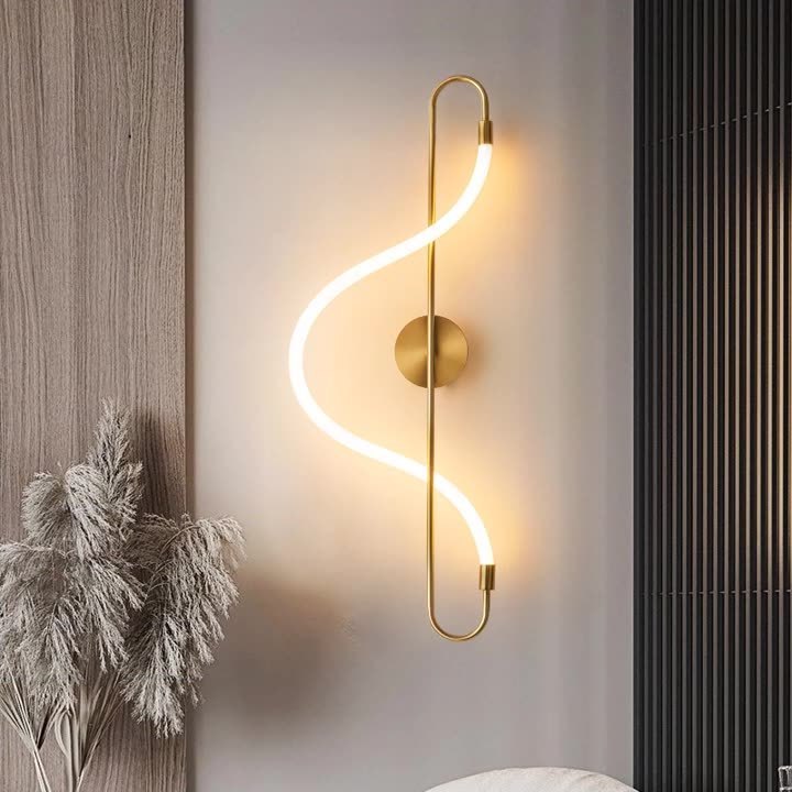 Minimalist LED Wall Lamp Home Modern Nordic Bedside Room Indoor Salon Indoor LED Wall Lights Modern