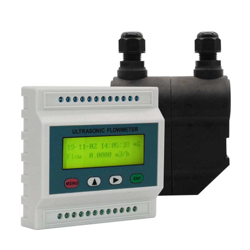 LCD Display With Bottoms 4-20mA Flowmeter  modular  ultrasonic flow meter