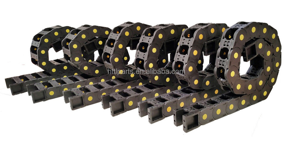 CNC guide rail z axis guides linear cable carrier drag chain wire carrier for CNC machine