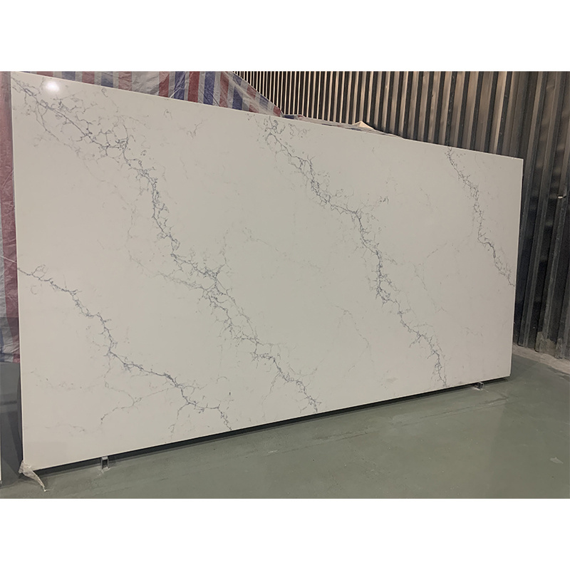 Calacatta Gold Quartz For Kitchen Countertop Backsplash Quartz Carrara White Quartz Stone