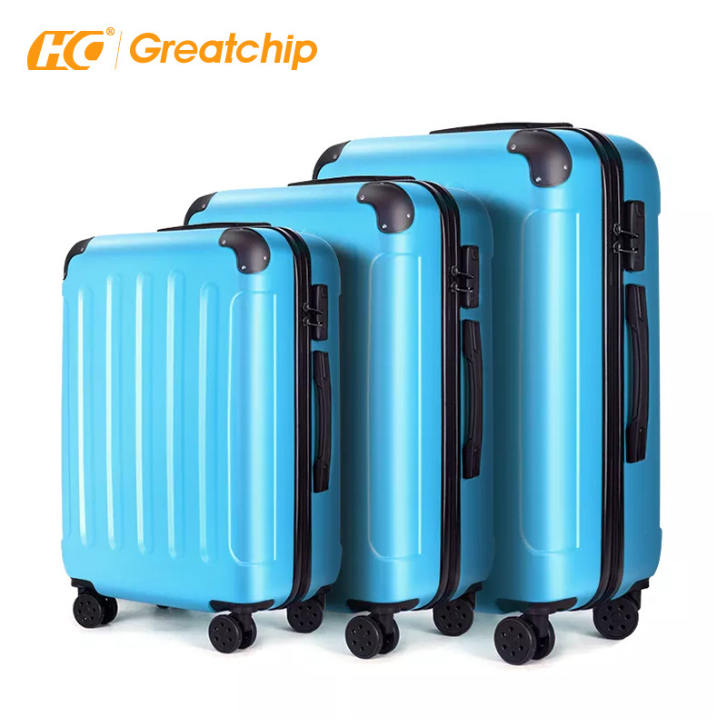 Grass Green Bag 3 pcs Set Valise ABS Trolley Luggage Travel Suitcase multifunction suitcase