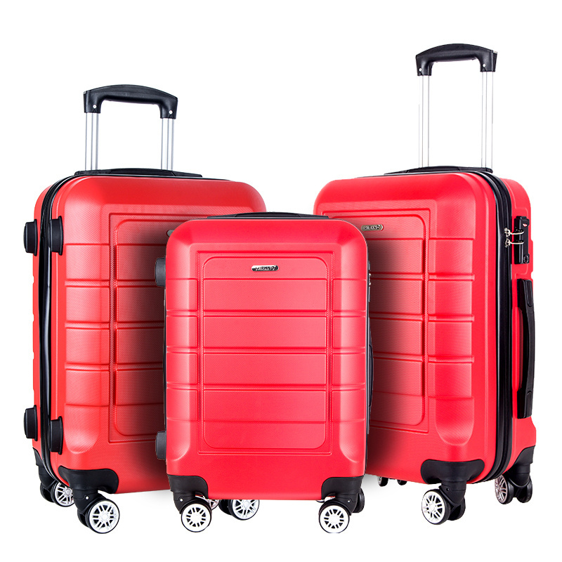 Hot products trolly suitcase 4 wheel spinner hard case, abs luggage sets