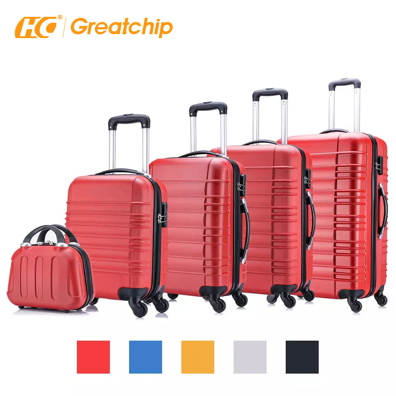 Hot sale simple design travel ABS bayer carry-on trolley carry-on suitcases travelling bags luggage sets