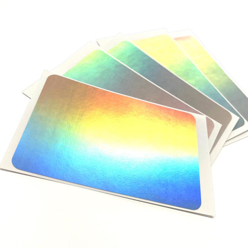 A4 Destructible holographic Stickers Paper Custom Fragile Security Eggshell  Adhesive Vinyl Sticker Roll