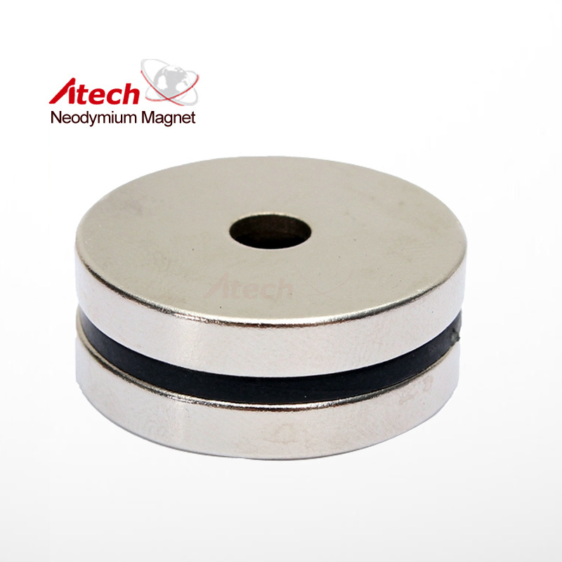 Round Magnets With Screw Hole For Cabinet Door Catches