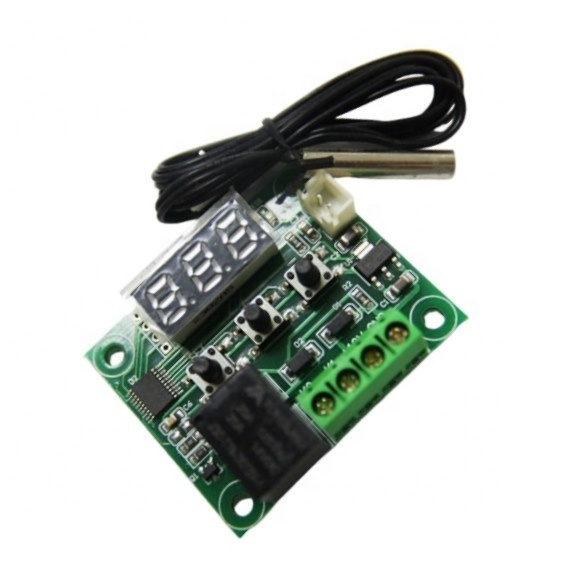 XH-W1209 12V 1209 Digital Cool/Heat Temp Thermostat Thermometer Temperature Controller On/Off Switch -50-110C Acrylic Box