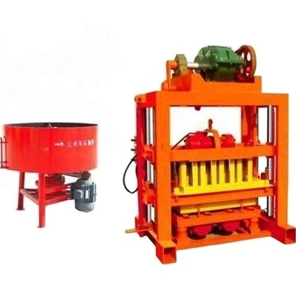 QTM4-40 Small Manual Brick Machine Hand Operated Brick Making Machine Price