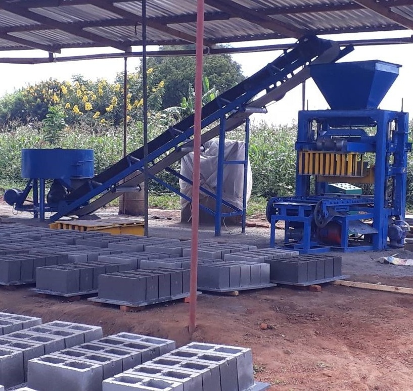 small scale  block making machine production line