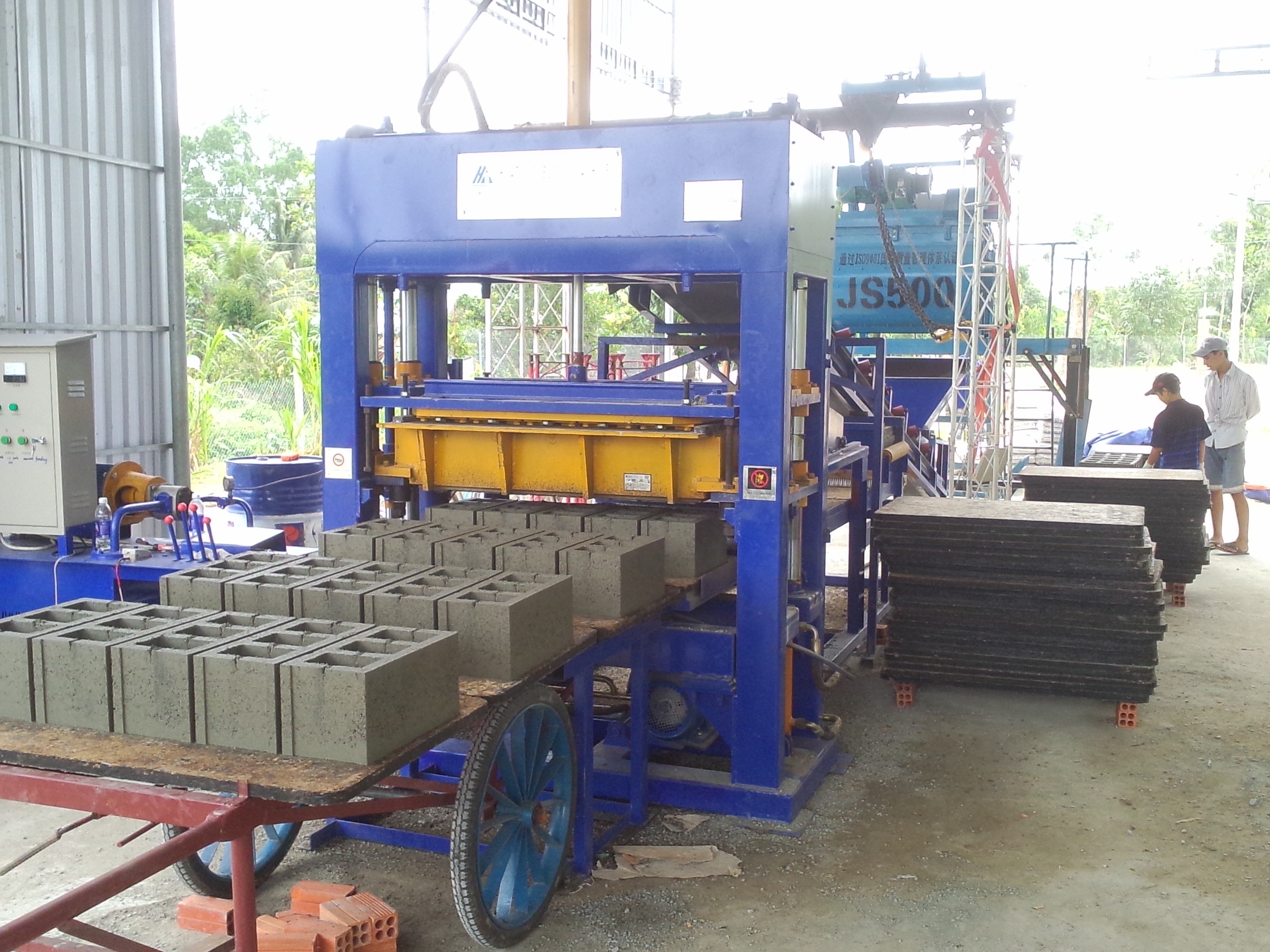 cement block making machine made in China