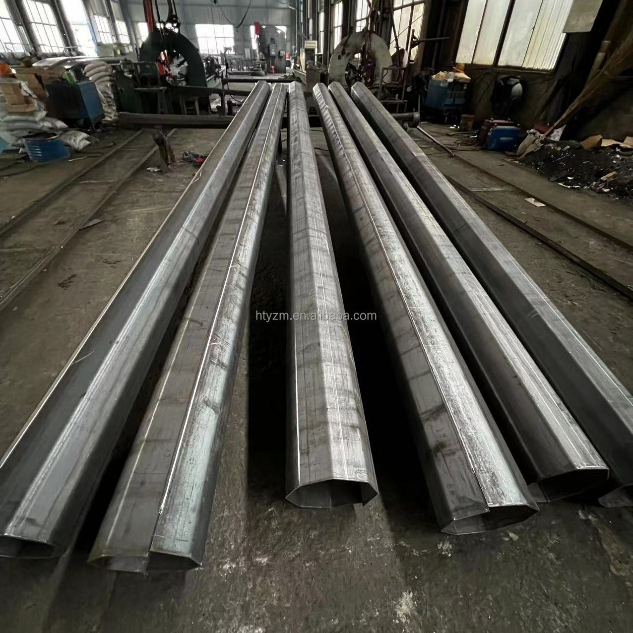 For Transmission Line Poles Customized 6-18m Outdoor Resin Powder Hot-dip Galvanized Steel Power Metal CE ROHS FCC 150 100 4-45M