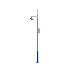 High quality price discount galvanized steel telescopic CCTV camera mast pole steel metal pole