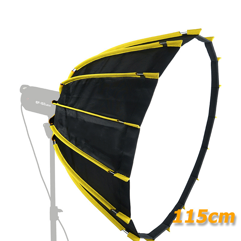 Parabolic Softbox Quick Set-up Folding Speedlight Umbrella Fabric Softbox forAT4 Light Bowens Mount