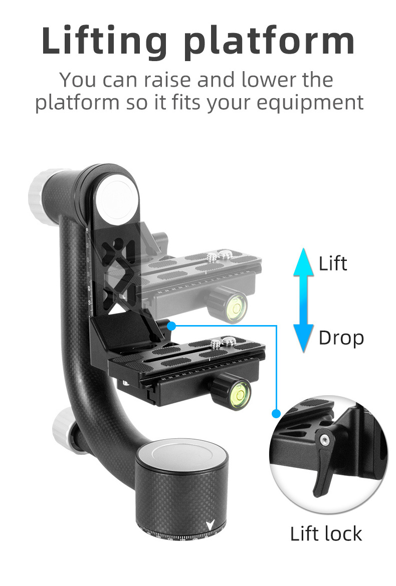 Beixin durable Metal Aluminum Alloy for Camera 360 degree Stand, Digital Camera ball head of Universal Joint Stabilizer