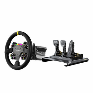 R9/R12 Advanced Edition Claw Racing Simulator Direct Drive Base CRP Pressure Pedal Force Feedback Game Steering Wheel