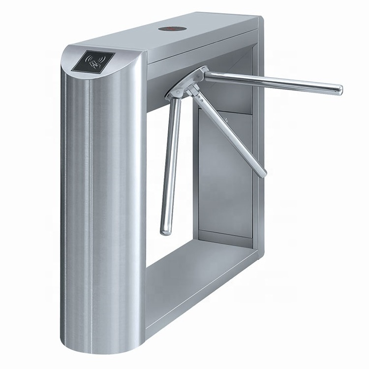 hua ting  OEM Sliding Turnstile / QR code turnstile door / Security Swing Barrier Gate For Public Lobby