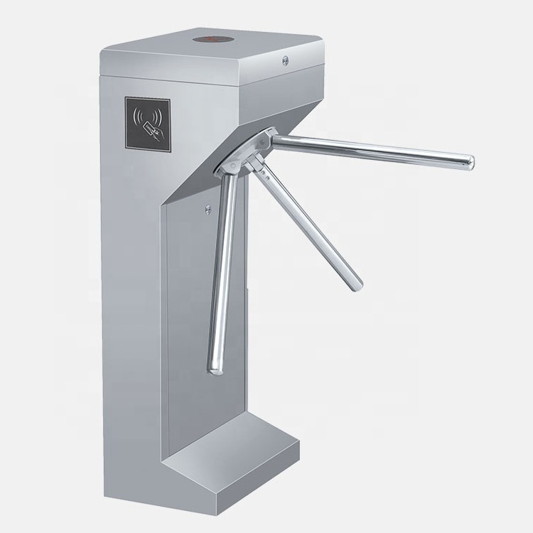 hua ting  OEM Sliding Turnstile / QR code turnstile door / Security Swing Barrier Gate For Public Lobby