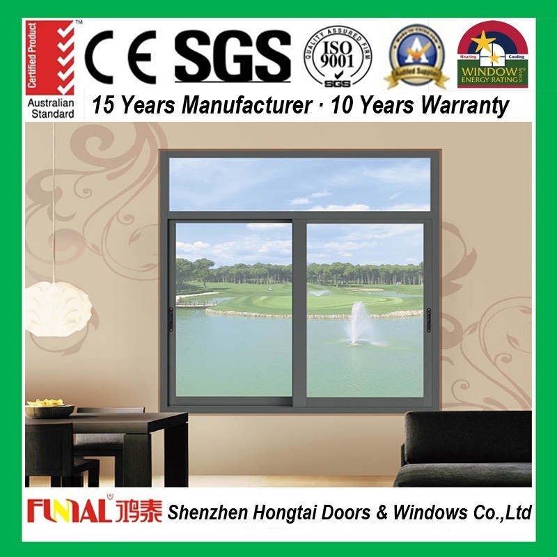 Customized heatproof soundproof reflective glass aluminum sliding window