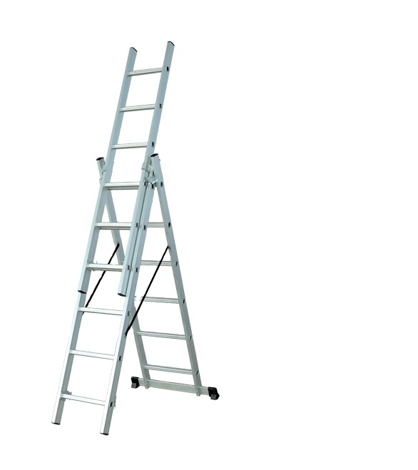 High Quality  GS Extension Lightweight Aluminium Folding  Adjustable and Coordination Ladder