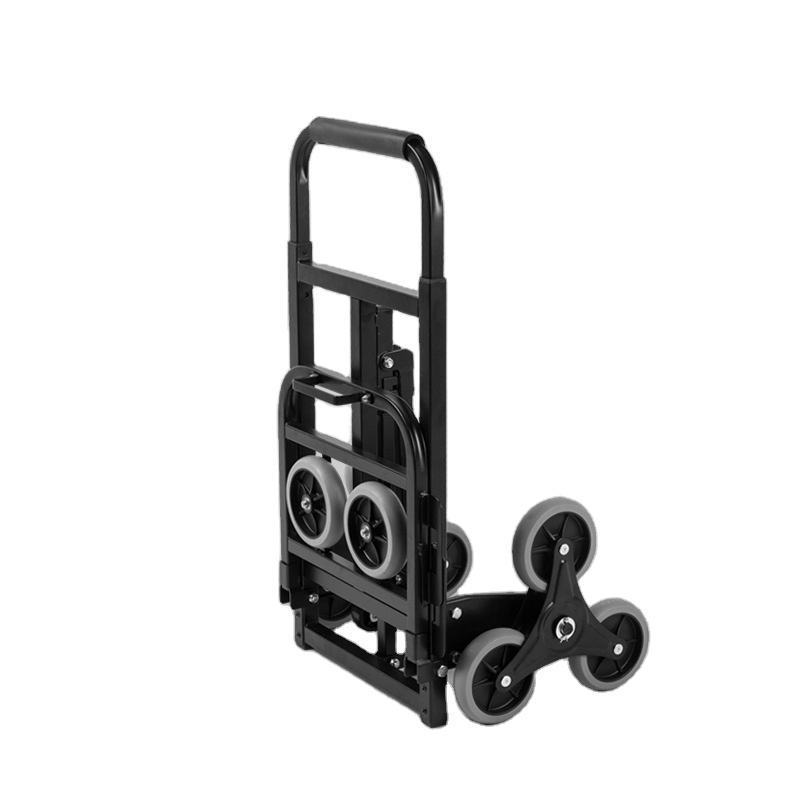 Heavy Duty Hand Truck Three Wheel Stair Climber Truck Trolley Folding Cart Climbing