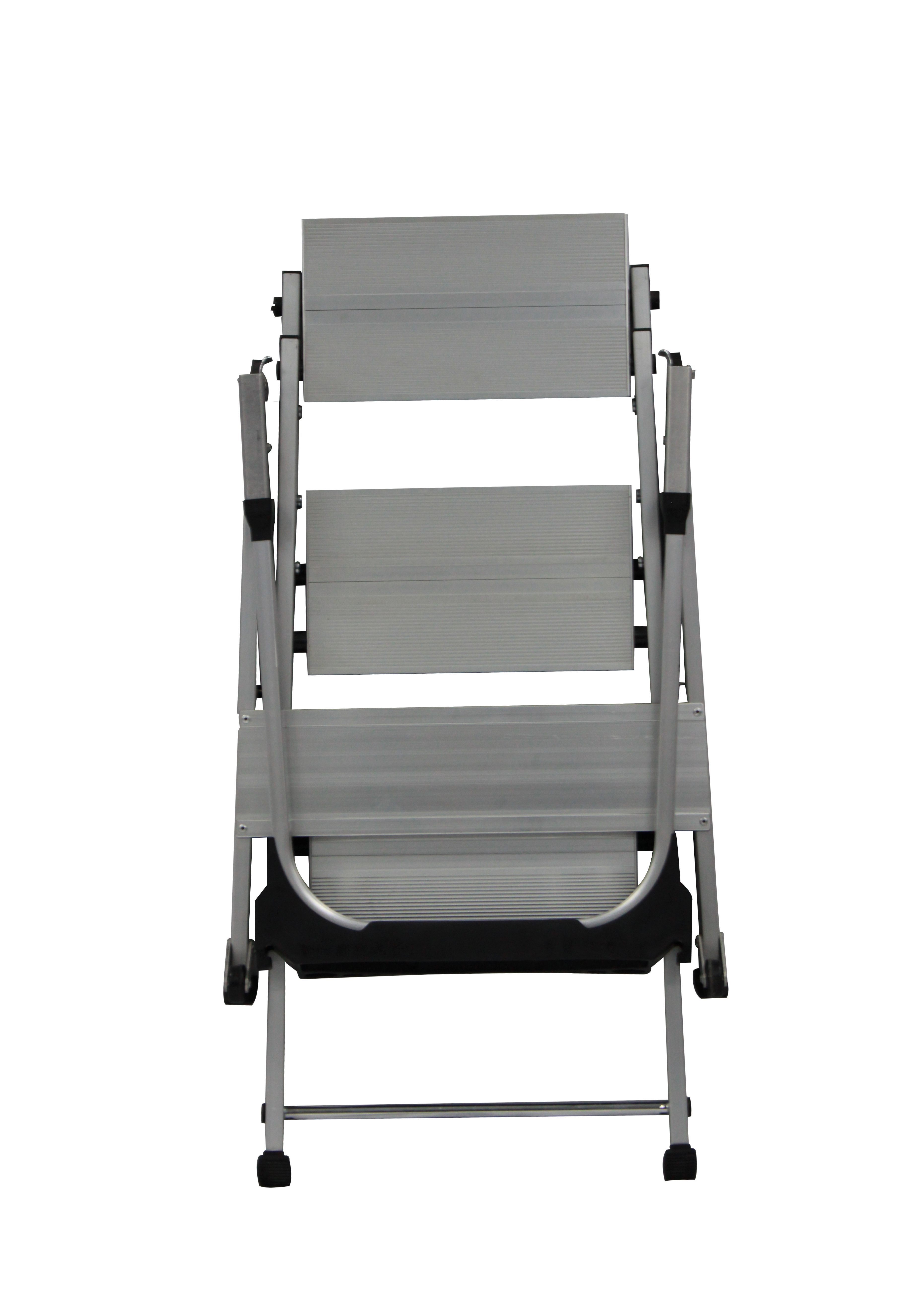 Competitive Price High Safety 3 Steps Modern Good Quality Foldable With Handle Step Ladder Aluminum Ladders