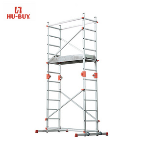 Aluminium Telescopic Ladders Scaffoldings/Foldable Scaffold/Multifunctional Scaffold Tower With Platform for sale