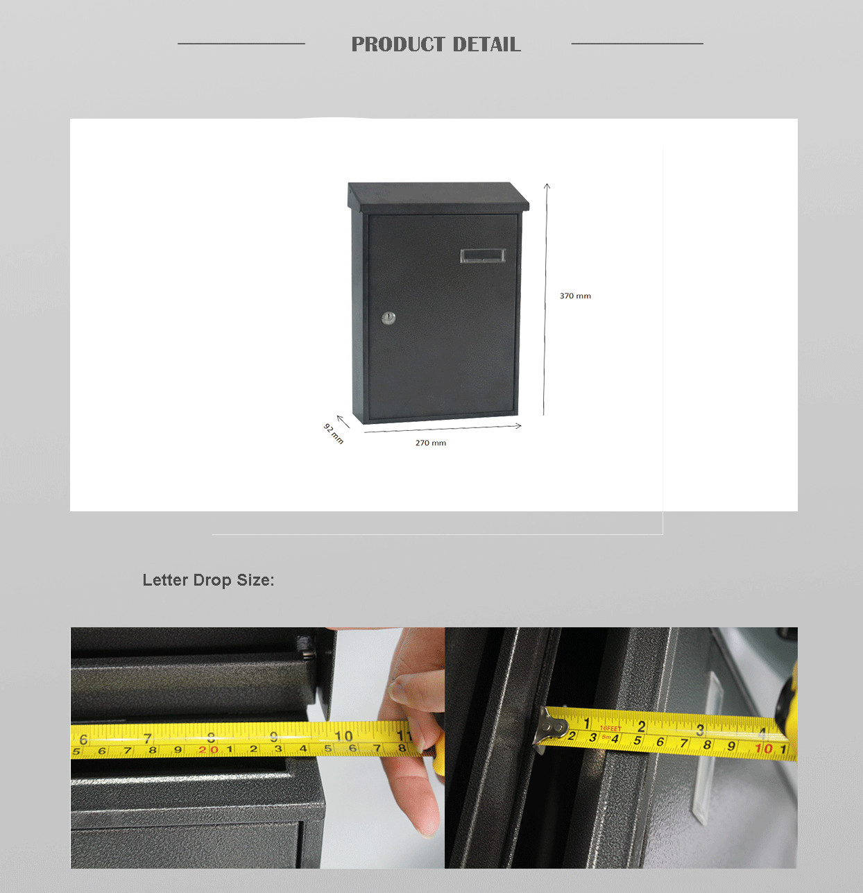 wholesale modern american wall mounted outdoor apartments stainless steel mailbox metal  mail box/mail letter box/parcel box